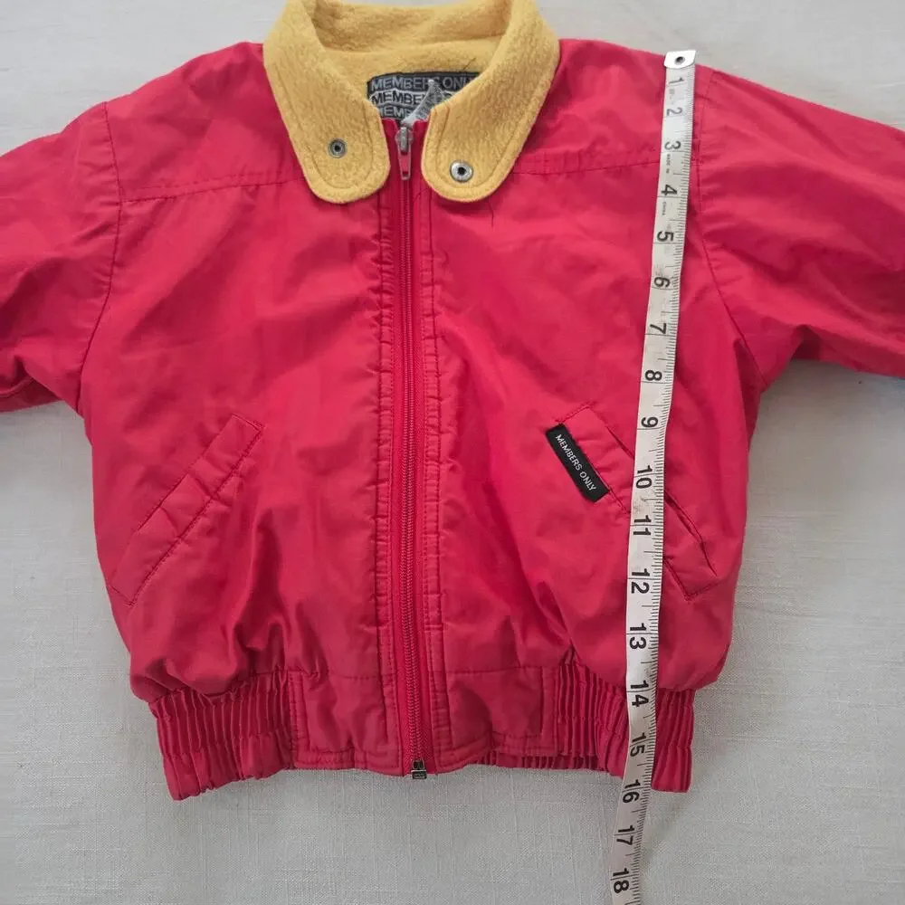 Vintage Members Only Color Block Jacket 4t